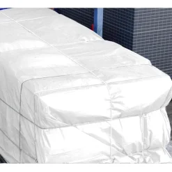 Abdeckplane Gewebeplane mit Ösen 2x3 m 180g/m² in Weiß aus PEAbdeckplane Gewebeplane mit Ösen 2x3 m 180g/m² in Weiß aus PE