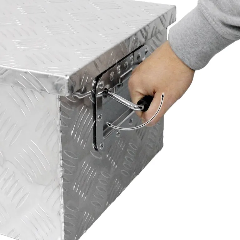 Aluminium Werkzeugkasten 73x24x32 cm abschließbar
