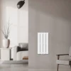 Badheizkörper Einlagig Vertikal 600x300 mm Weiß mit Mittelanschluss LuxeBath
