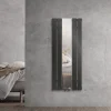 Badheizkörper Flach mit Spiegel 1200x450 mm Anthrazit ML-Design