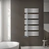 Badheizkörper Iron EM 600x1200 mm Chrome mit Wand Anschlussgarnitur