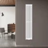 Badheizkörper mit Mittelanschluss 1400x260 mm Weiß vertikal LuxeBath