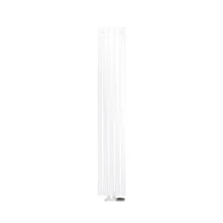 Badheizkörper Mittelanschluss 260x1600 mm Weiß mit Wand Thermostatventil LuxeBath