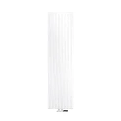 Badheizkörper Mittelanschluss 480x1800 mm Weiß mit Wand Anschlussgarnitur LuxeBath