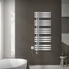 Badheizkörper Mittelanschluss 500x1200 mm Chrom mit Heizstab 1200W LuxeBath