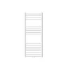 Badheizkörper Mittelanschluss 500x1200 mm Weiß gebogen inkl. Montagematerial LuxeBath