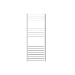 Badheizkörper Mittelanschluss 500x1200 mm Weiß gerade inkl. Montagematerial LuxeBath