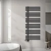 Badheizkörper Mittelanschluss 500x1200 mm Weiß mit Universal Thermostatventil LuxeBathBadheizkörper Mittelanschluss 600x1400 mm Anthrazit mit Universal Thermostatventil LuxeBath