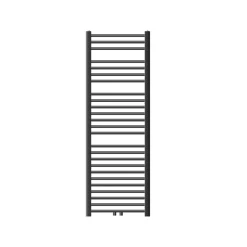 Badheizkörper Mittelanschluss 500x1500 mm Anthrazit gerade inkl. Montagematerial LuxeBath