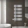 Badheizkörper Mittelanschluss 600x1200 mm Chrom mit Heizstab 1200W LuxeBath
