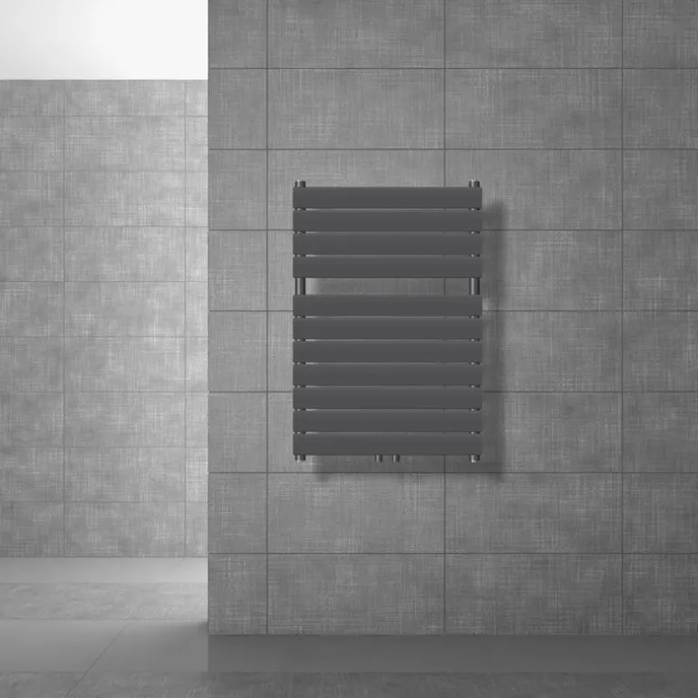 Badheizkörper Mittelanschluss 600x800 mm Anthrazit vertikal LuxeBath