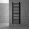 Badheizkörper Sahara 500x1500 mm Anthrazit gerade mit Mittelanschluss LuxeBath
