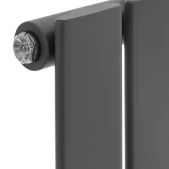 Badheizkörper Stella 370x1600 mm Anthrazit LuxeBath