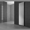 Badheizkörper Vertikal mit Mittelanschluss 260x1600 mm Weiß mit Universal Anschlussgarnitur LuxeBath