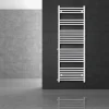 Badheizkörper 500x1600 mm Weiß gerade mit Seitenanschluss LuxeBath
