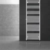 Badheizkörper 600x1800 mm Weiß gerade mit Seitenanschluss LuxeBath