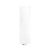 Badheizkörper 480x1600 mm Weiß mit Universale Anschlussgarnitur
