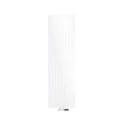Badheizkörper 480x1600 mm Weiß mit Wand Anschlussgarnitur