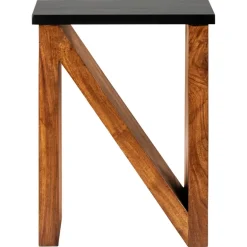 Beistelltisch N-Form 45x30x60 cm Braun aus Akazienholz  WOMO-Design