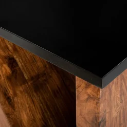 Beistelltisch N-Form 45x30x60 cm Braun aus Akazienholz  WOMO-Design