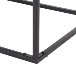 Beistelltisch 60x60 cm Grau, Unikat, handgefertigt aus Mangoholz WOMO-Design