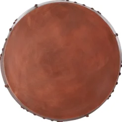 Beistelltisch Ø 38x45 cm Kupfer aus Metall WOMO-Design