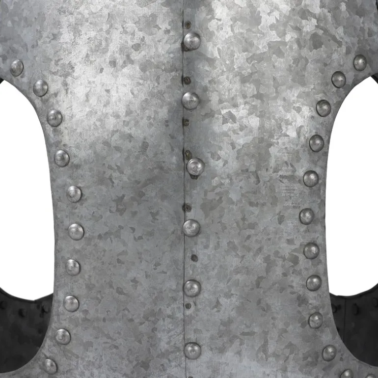 Beistelltisch Ø 38x43 cm Silber aus Metall WOMO-Design