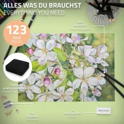 Buntstifte Set 120 Farben in Reißverschlussetui Schwarz aus Kunststoff