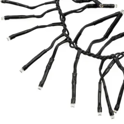 Cluster Lichterkette LED 5,5m, 768 LEDs Warmweiß, 8 Leuchtmodi IP44 Innen/Außen