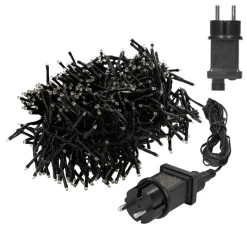 Cluster Lichterkette LED 8,5m, 1152 LEDs Warmweiß, 8 Leuchtmodi IP44 Innen/Außen