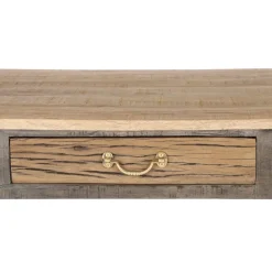 Couchtisch mit Schublade 117x70x45,5 cm Natur aus Mangoholz  WOMO-Design