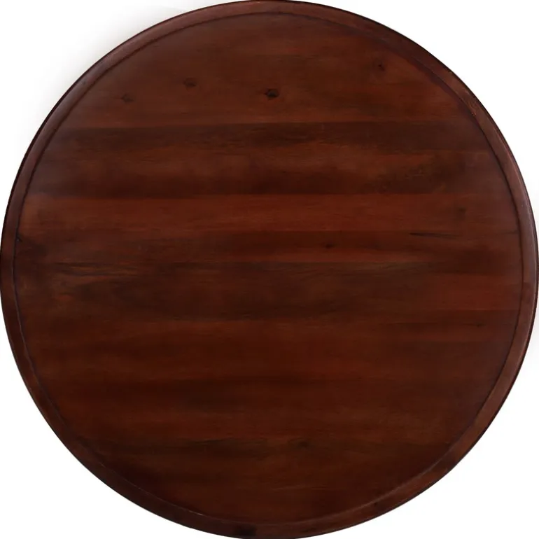 Couchtisch Ø 100x45 cm Braun aus Mangoholz WOMO-Design