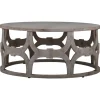 Couchtisch Ø 100x45 cm Natur aus Mangoholz  WOMO-Design