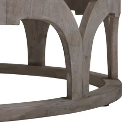 Couchtisch Ø 100x45 cm Natur aus Mangoholz  WOMO-Design