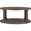 Couchtisch Ø 100x45 cm Natur aus Mangoholz  WOMO-Design