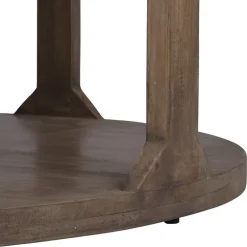 Couchtisch Ø 100x45 cm Natur aus Mangoholz  WOMO-Design