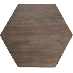 Couchtisch Ø 100x45 cm Natur aus Mangoholz  WOMO-Design