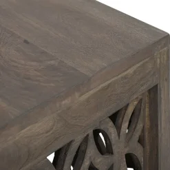 Couchtisch Ø 100x45 cm Natur aus Mangoholz  WOMO-Design
