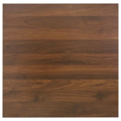 Couchtisch 65x65x40 cm Walnuss/Schwarz ML-Design