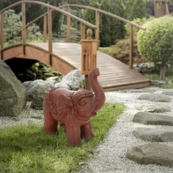 Deko Figur Elefant 36x19x39 cm Braun von ML-Design