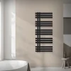 Design Badheizkörper Iron EM 500x1200 mm Schwarz matt Luxe Bath