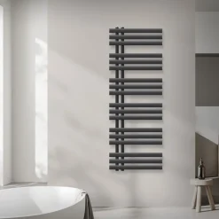 Design Badheizkörper Iron EM 500x1400 mm Anthrazit LuxeBath
