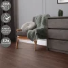 2er Set Deluxe PVC Klebevinylboden für 2,23 m² Rot-Braun Nuss 2 mm dick ML-Design