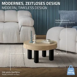4er Set Tischbeine I-Design 30 cm Schwarz glänzend aus pulverbeschichtetem Stahl eckig Profil 8x8 cm Höhenverstellbare Möbelfüße 1-4 cm ML-Design