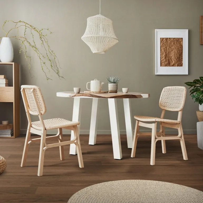 4er Set Tischbeine schräg 72 cm Weiß glänzend aus Stahl eckig Profil 8x8 cm I-Form 96° Neigung ML-Design