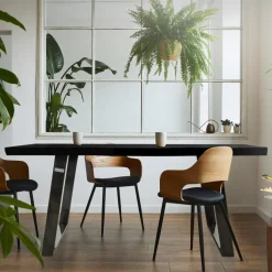 2er Set Tischkufen 80GRAD Neigung 75x72 cm Industrial Profil 8x2 cm Stahl ML-Design