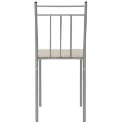 Essgruppe für 4 Personen 5-teilig mit Esstisch und 4 Stühlen Eiche hell aus Holz ML-Design