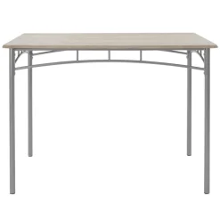 Essgruppe für 4 Personen 5-teilig mit Esstisch und 4 Stühlen Eiche hell aus Holz ML-Design