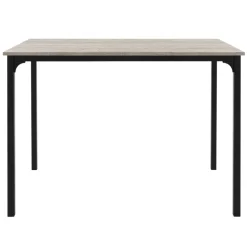 Esszimmergruppe mit Bank 4-Teilig mit Esstisch und Stühlen Sonoma Eiche Stahlgestell ML-Design
