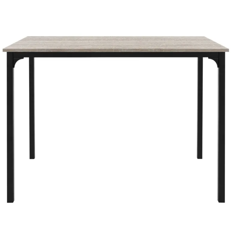 Esszimmergruppe mit Bank 4-Teilig mit Esstisch und Stühlen Sonoma Eiche Stahlgestell ML-Design